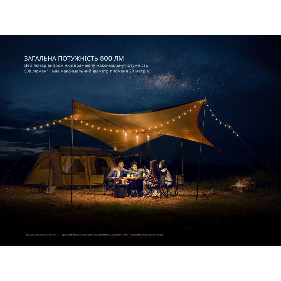 Фонарь кемпинговый Fenix ​​CL22R Белый (500 Лм) CL22RWH