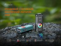 Фонарь наключный Fenix ​​E06R серый 700 Лм